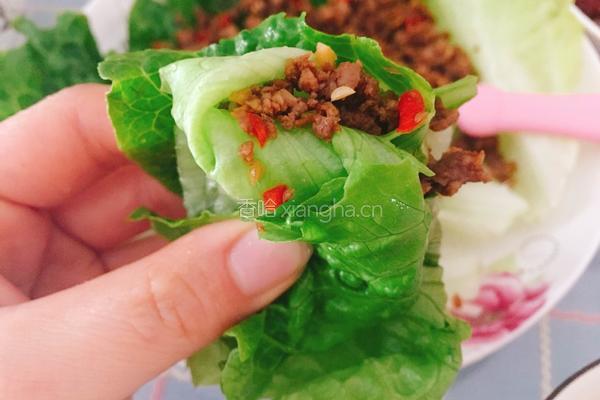 生菜包肉的做法图解12