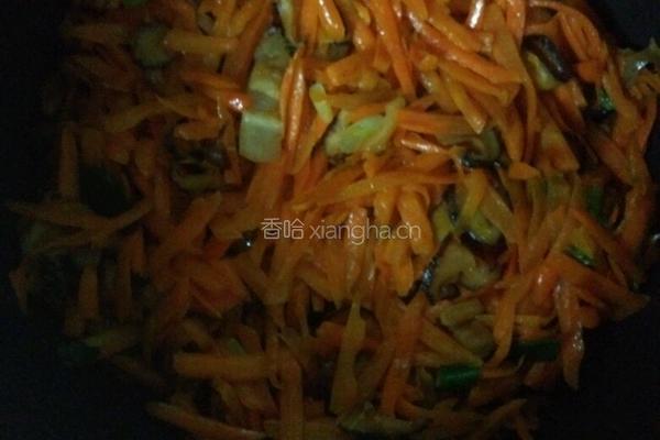 胡萝卜饭的做法图解4