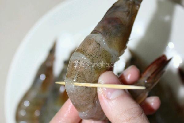 咖喱烤虾的做法图解3
