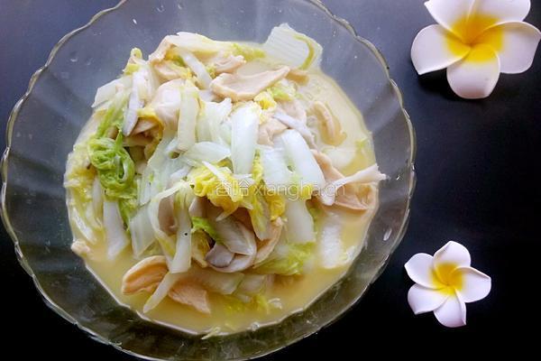  白菜炒腐竹的做法图解9