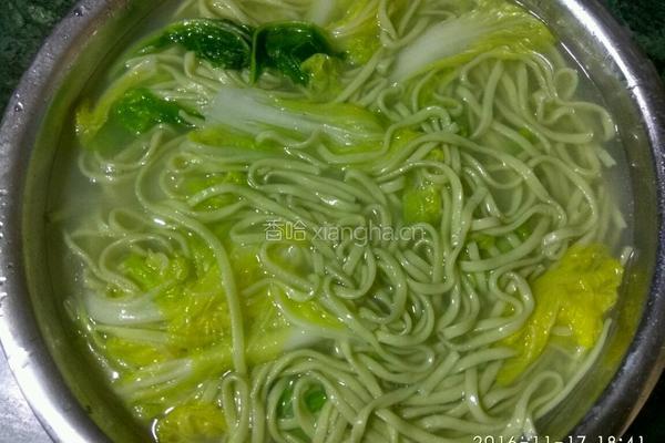 蔬菜面条的做法图解9