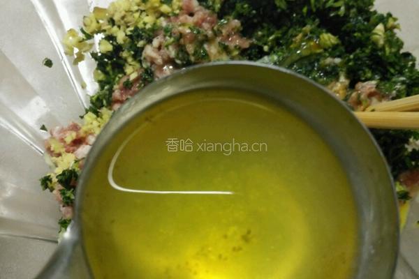 荠菜丸子的做法图解3