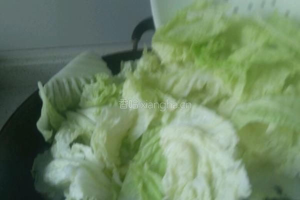 白菜炖肉的做法图解7