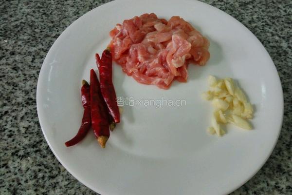 雪菜炒肉丝的做法图解3