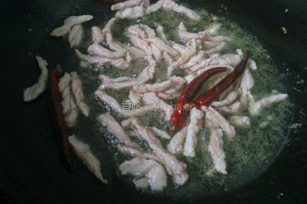 雪菜炒肉丝的做法图解5
