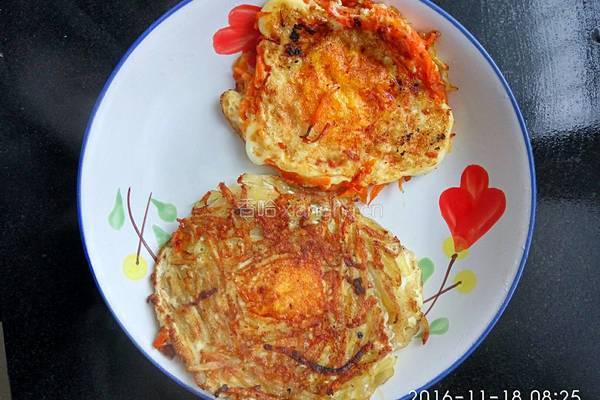 土豆饼and胡萝卜饼的做法图解6