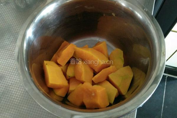 南瓜豆沙馅饼的做法图解1