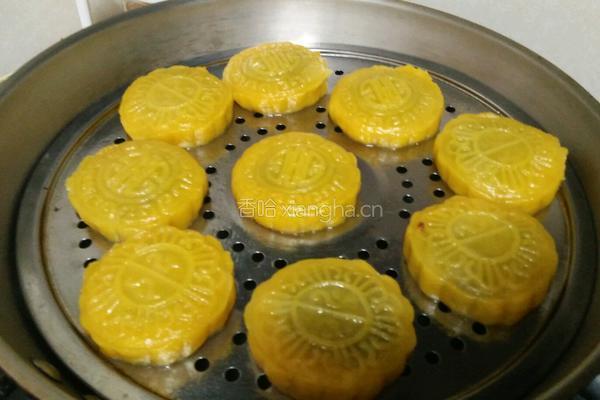 南瓜豆沙馅饼的做法图解13