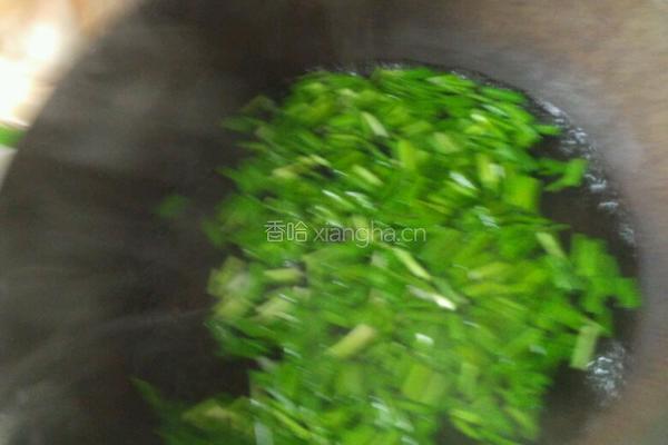韭菜鸡蛋榨菜汤的做法图解5