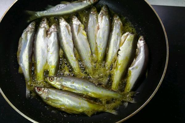 菜油煎洞庭湖油叼子鱼的做法图解3