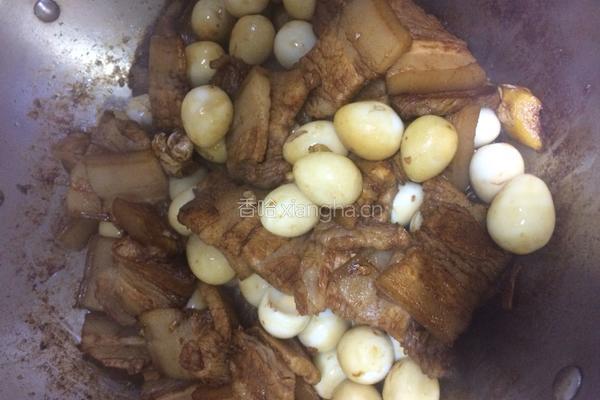 红烧肉鹌鹑蛋的做法图解7