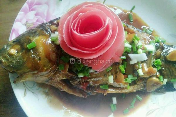 红烧鲤鱼的做法图解7