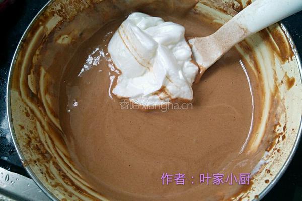 电饭煲版可可戚风蛋糕的做法图解11