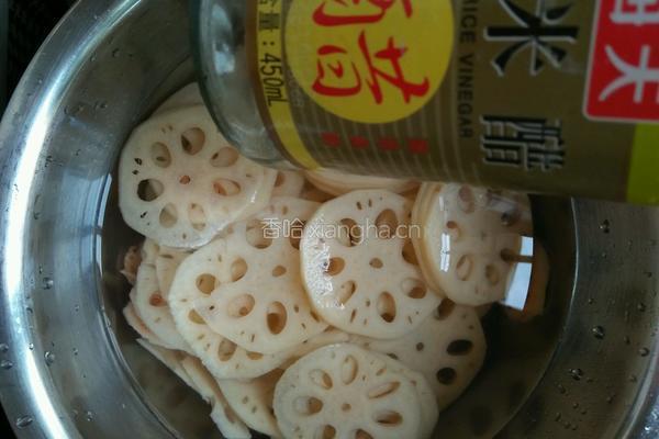 凉拌莲藕的做法图解2