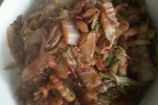 猪肉白菜炖粉条的做法图解15