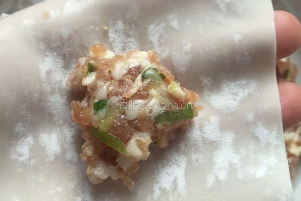 猪肉大葱馄饨的做法图解4