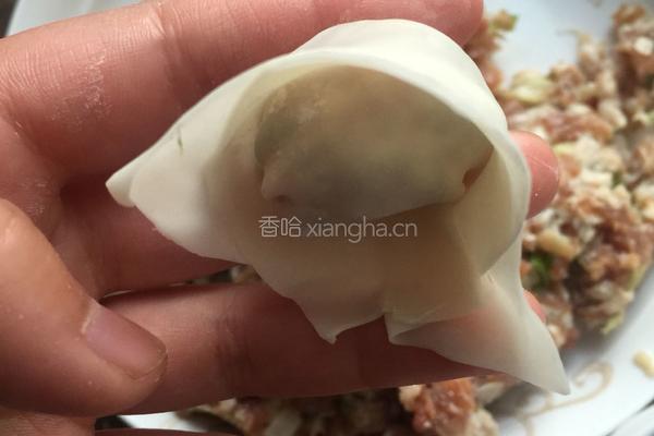 猪肉大葱馄饨的做法图解7