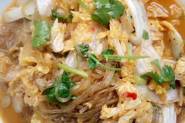盐豆白菜炖粉丝的做法图解5