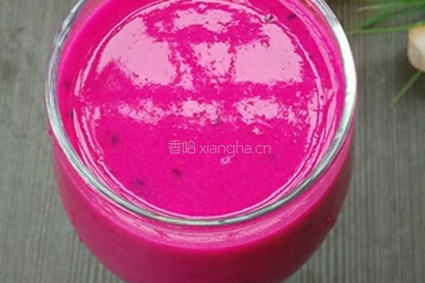 火龙果香蕉奶昔的做法图解7
