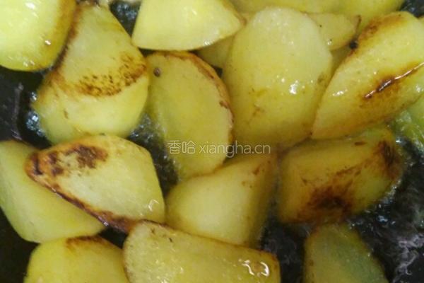 红烧肉炖土豆的做法图解4