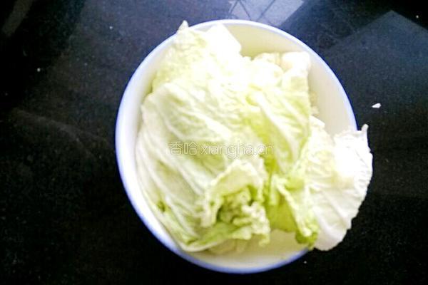小米白菜粥的做法图解2