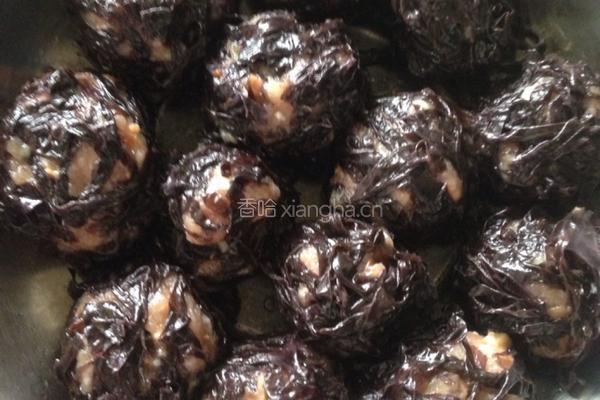 紫菜肉丸的做法图解3