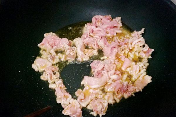 青椒炒肉的做法图解4