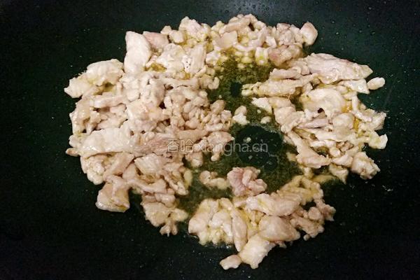 青椒炒肉的做法图解5