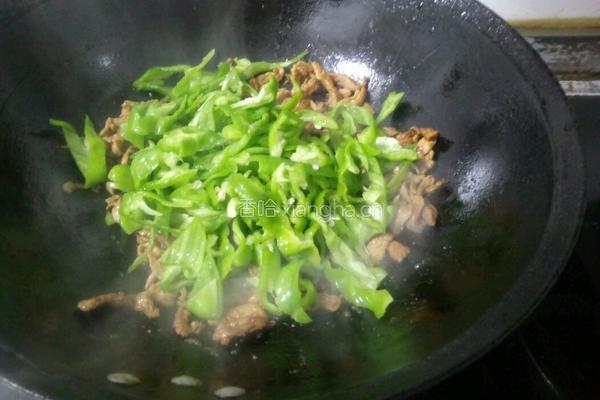 青椒肉丝的做法图解4