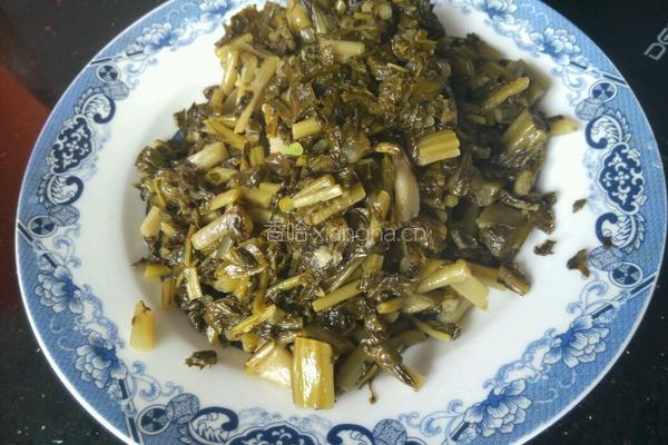 大肠炒酸菜的做法图解8
