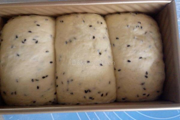黑芝麻土司的做法图解9
