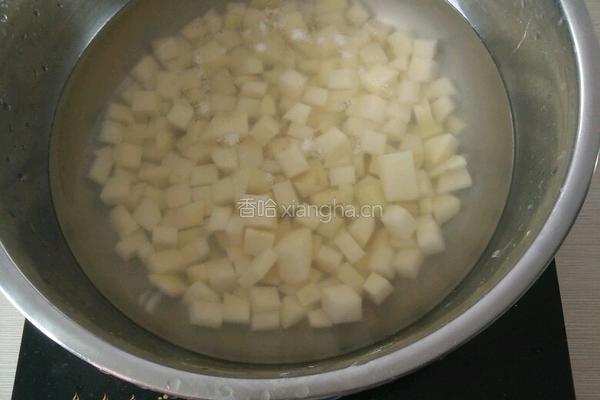 小白菜熬洋芋的做法图解5