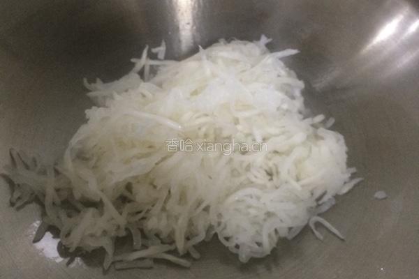 酱油萝卜丝的做法图解4