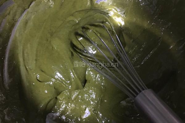 抹茶戚风蛋糕的做法图解4