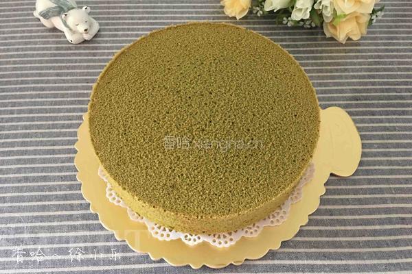 抹茶戚风蛋糕的做法图解12