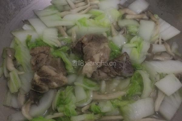 白菜菌菇的做法图解8