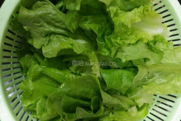 蚝油生菜的做法图解3