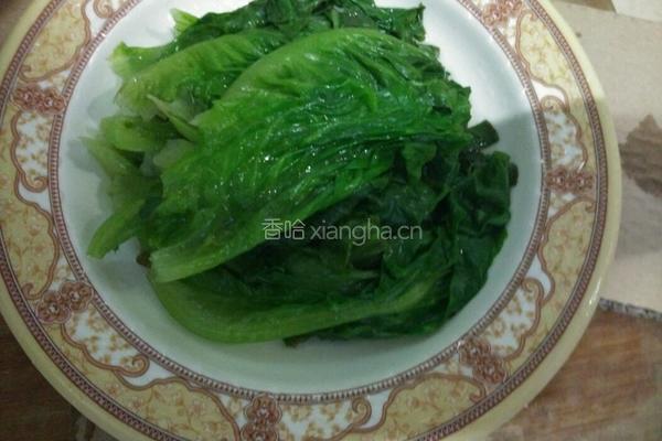 蚝油生菜的做法图解5