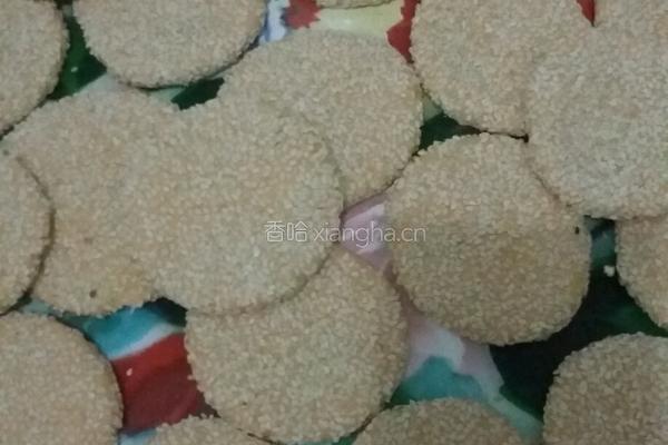 芝麻红暑南瓜饼的做法图解4