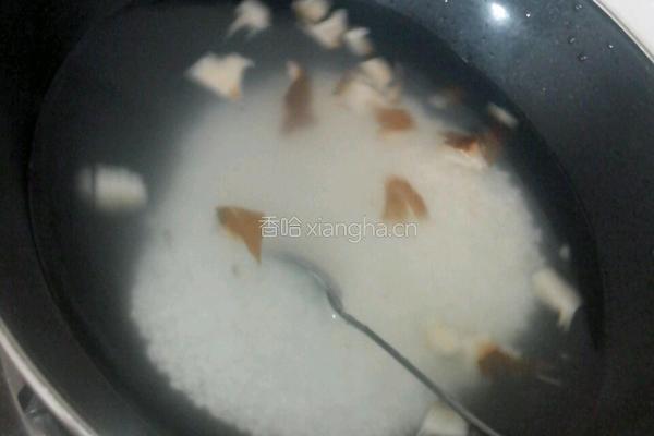 香菇糯米粥的做法图解6