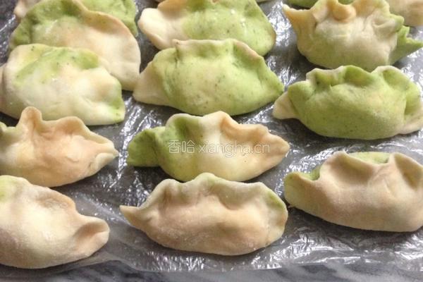 彩色水饺的做法图解3