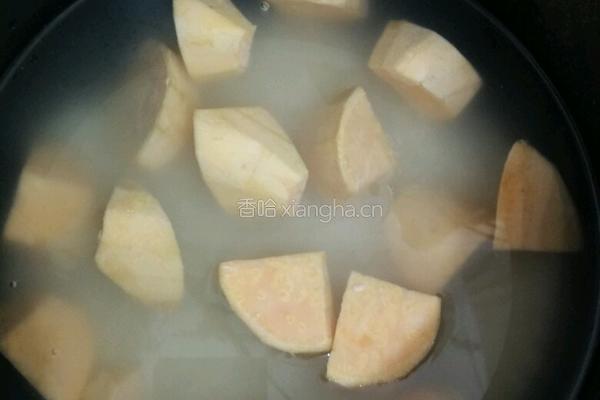 红薯三宝粥的做法图解5