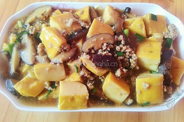 瘦肉香菇黄豆腐的做法图解7