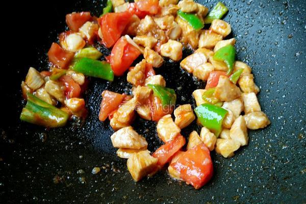  番茄汁烧鸡肉丁的做法图解11