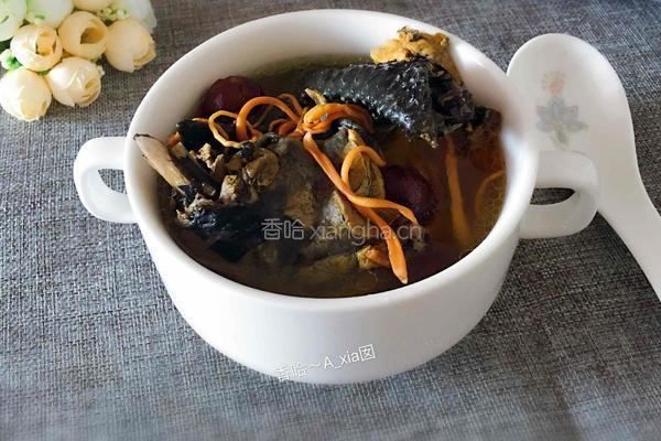 虫草花乌鸡汤的做法图解9