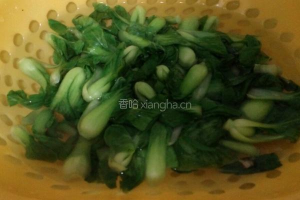香菇油菜的做法图解5