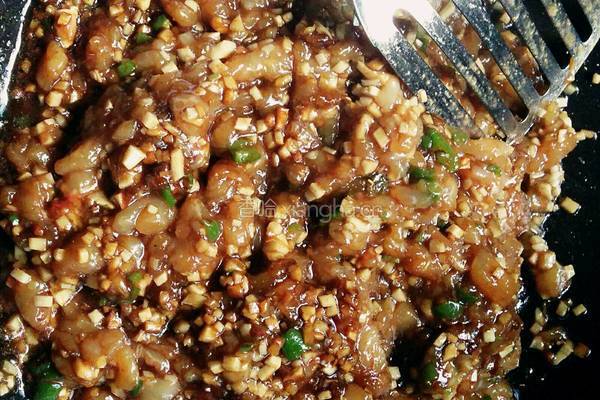 翡翠白菜蒸饺的做法图解8