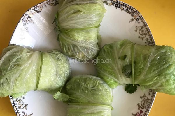 翡翠包肉的做法图解4
