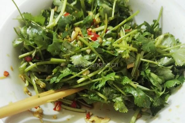 凉拌香菜的做法图解6