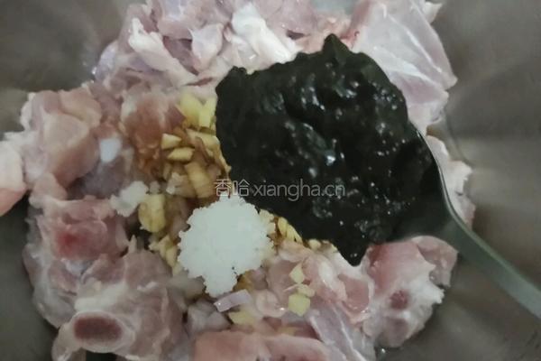 小米蒸排骨的做法图解2